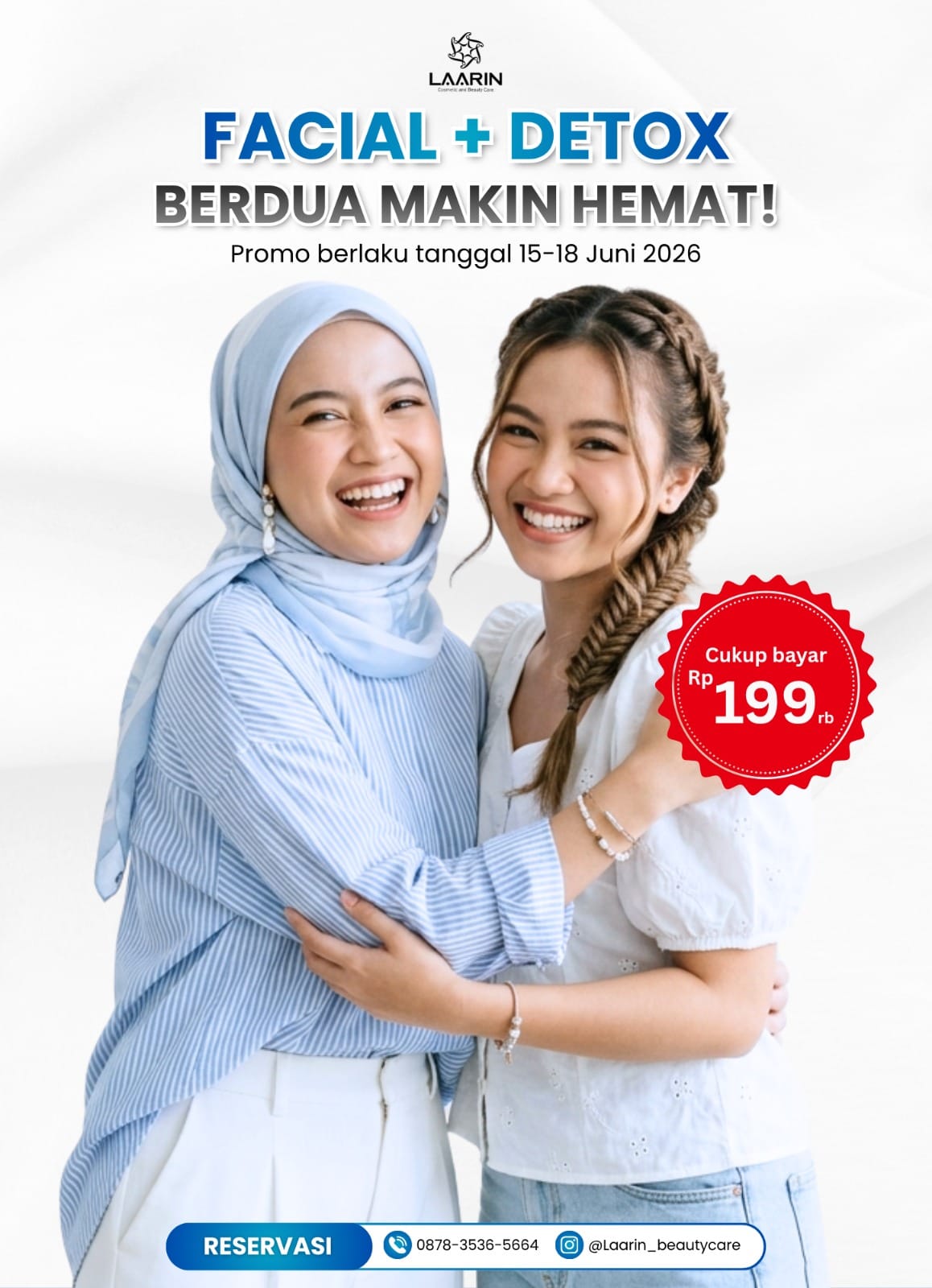 Promo Kecantikan di Boyolali dan Solo Minggu Ini 15-18 Juni — Facial Detox Berdua di Laarin Beauty Care