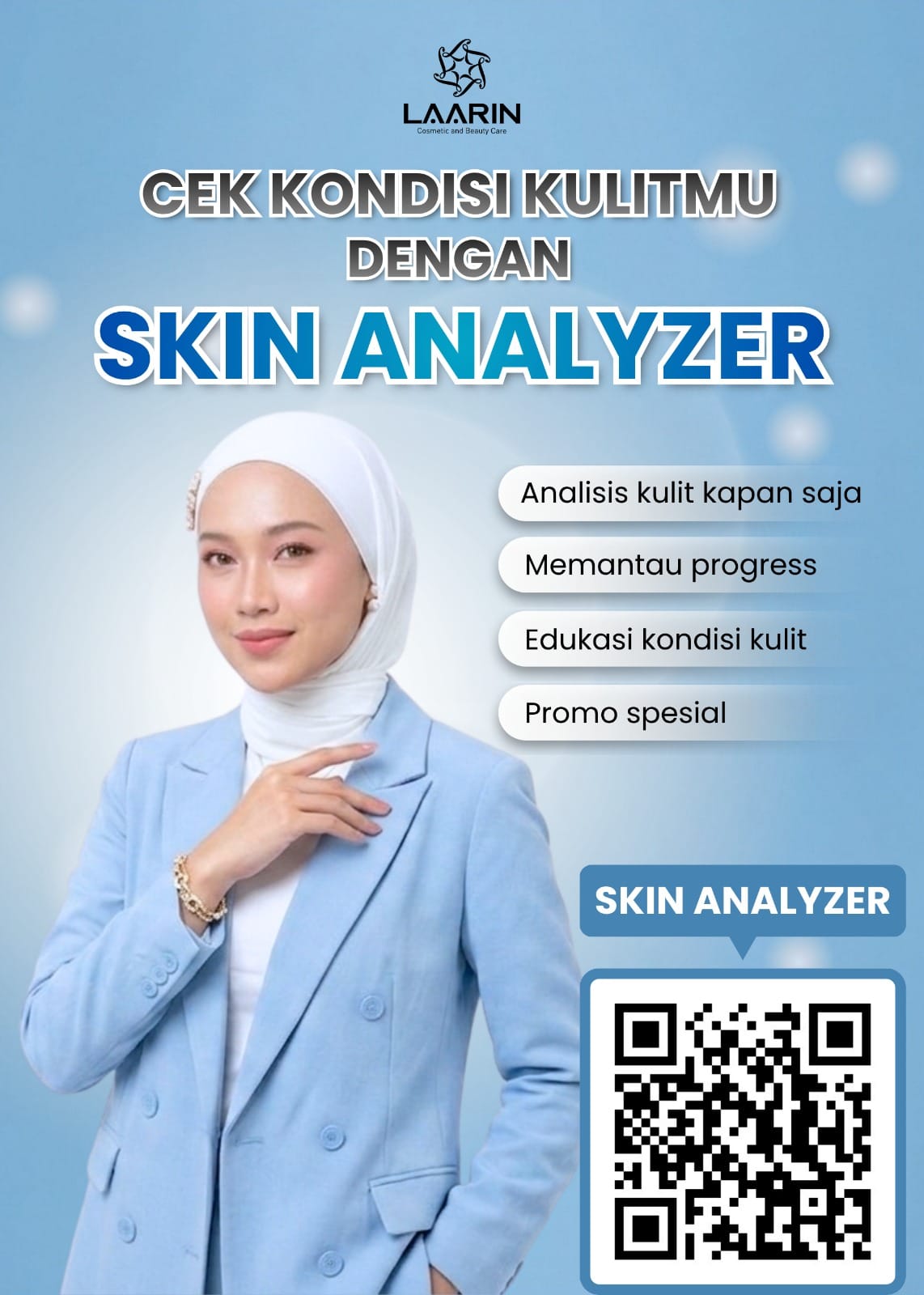 Skin Analyzer AI Gratis di Boyolali dan Solo: Cek Kondisi Kulit Wajah Online dengan Teknologi AI dari Laarin Beauty Care