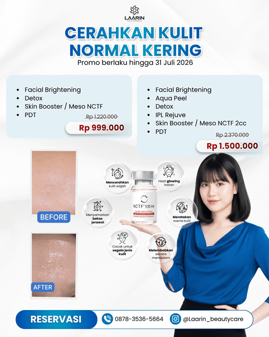 Promo Juli 2026 Laarin Beauty Care: Perawatan Wajah, Tubuh, Spa, hingga Skin Booster dengan Harga Spesial